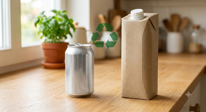 Dosen vs Tetrapak: Welche Verpackung ist wirklich nachhaltiger?