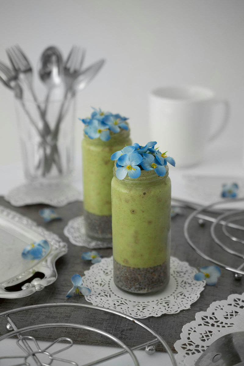 Iced Coconut Chia Matcha