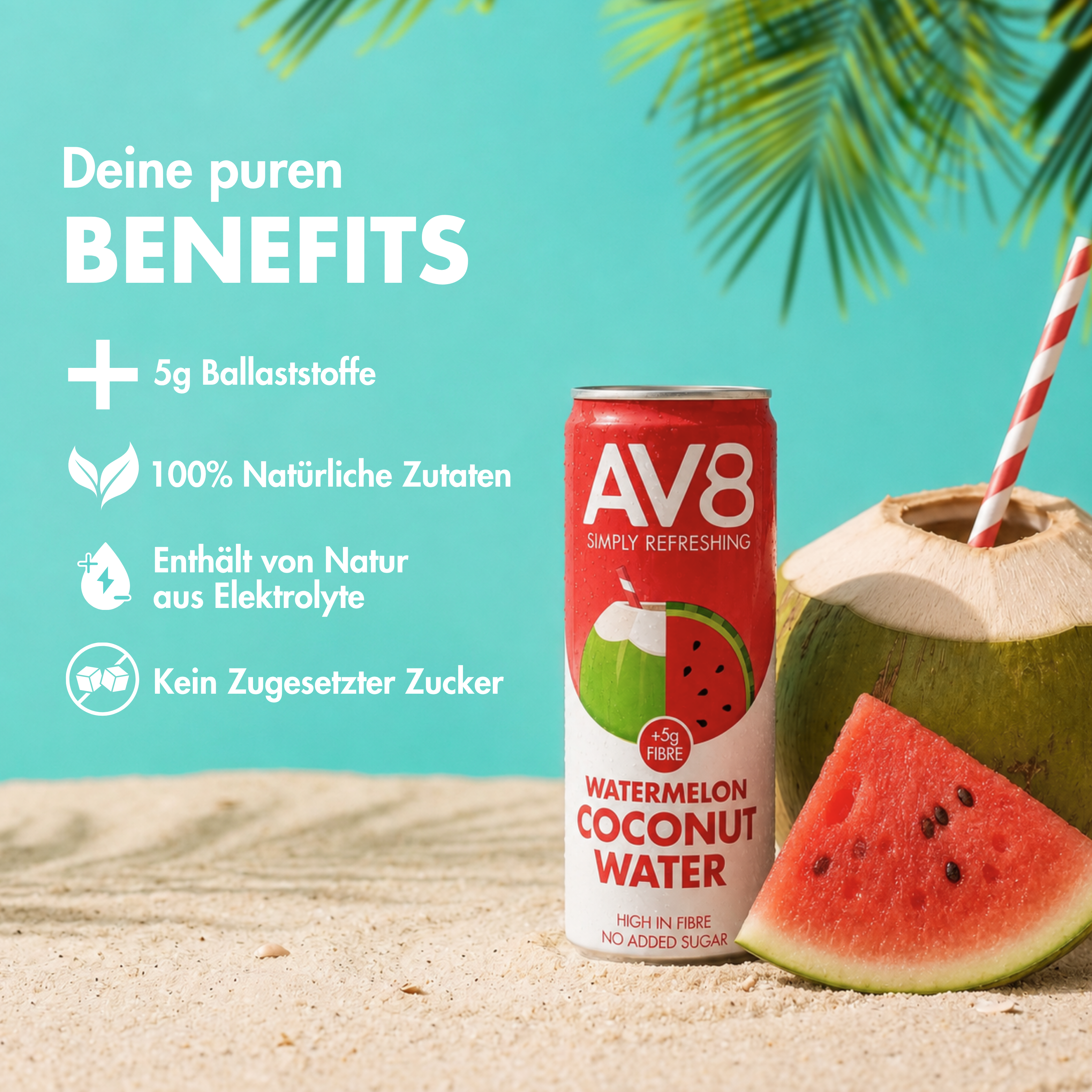 Wassermelonen Kokoswasser - 320ml
